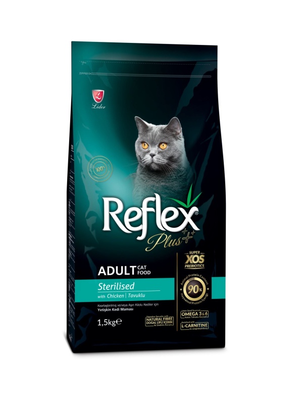 Reflex Plus Sterilised Tavuk Etli 1.5 kg Kısırlaştırılmış Yetişkin Kedi Maması