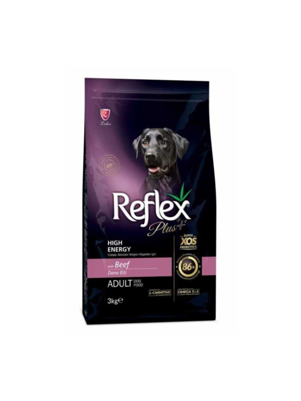 Plus Adult High Energy Biftekli Yüksek Enerji Köpek Maması 3 kg