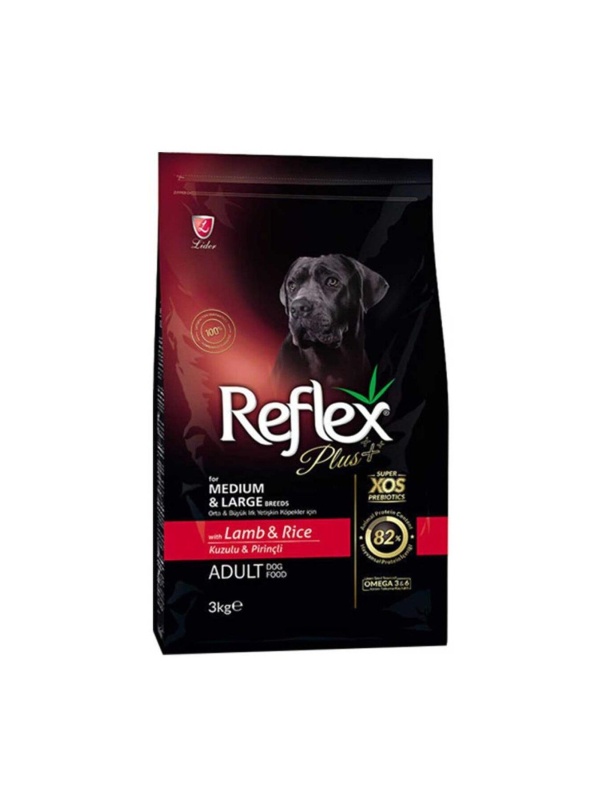 Plus M/l Adult Kuzu Etli Köpek Maması 3 Kg Rfx-105