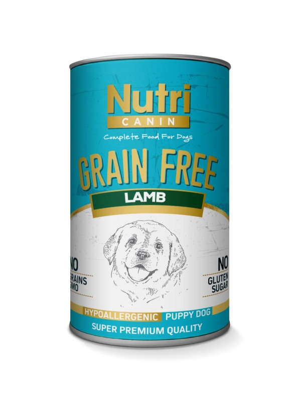 Puppy %92 Kuzu Etli Tahılsız 400gr Yavru Köpek Yaş Maması 1 Adet