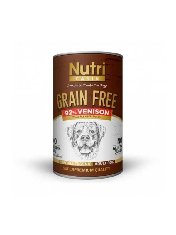 Tahılsız Geyik Etli Patatesli Köpek Konservesi 400 gr