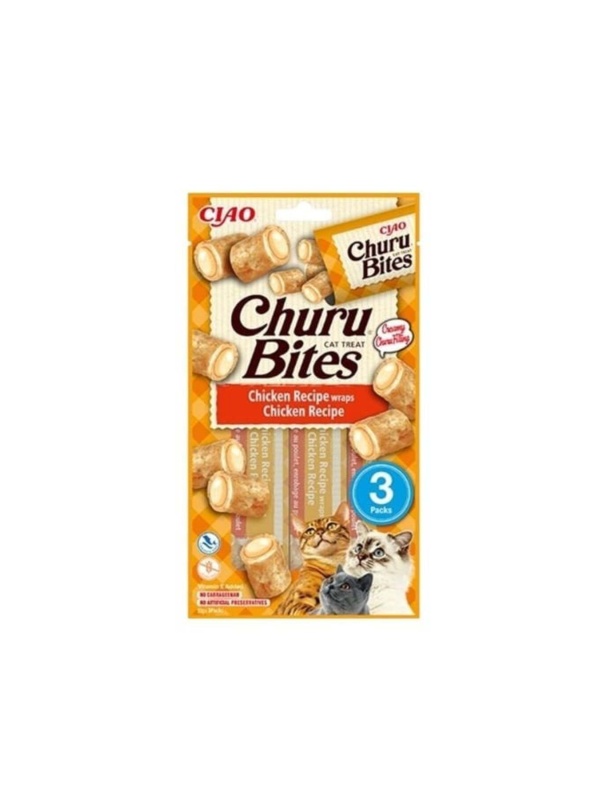 Ciao Churu Bites Tavuk Sargılı Kedi Ödül Maması 10 gr 3 Adet