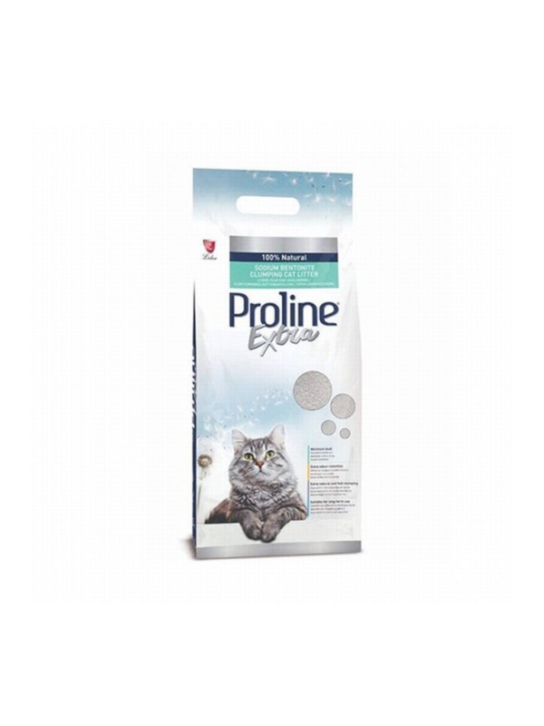 Proline Ekstra Sodyum Gri Topaklanan 10 lt Bentonit Kedi Kumu