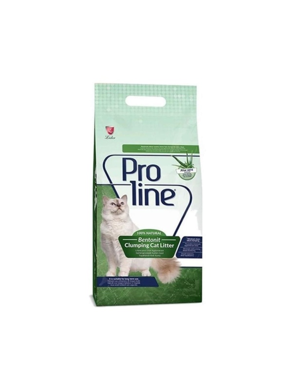 Proline Aloe Vera Kokulu Topaklanan 5 lt Bentonit Kedi Kumu