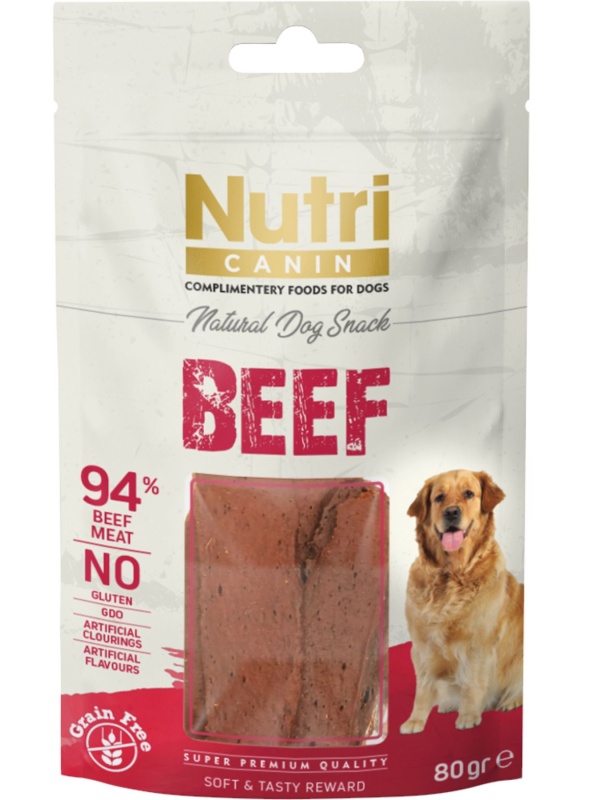 Nc Sığır Etli Tahılsız 80gr Köpek Ödülü