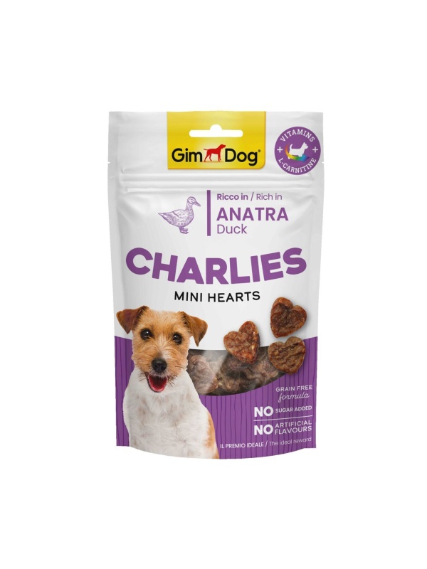 Charlies Mini Hearts Ördekli Köpek Ödülü 70gr