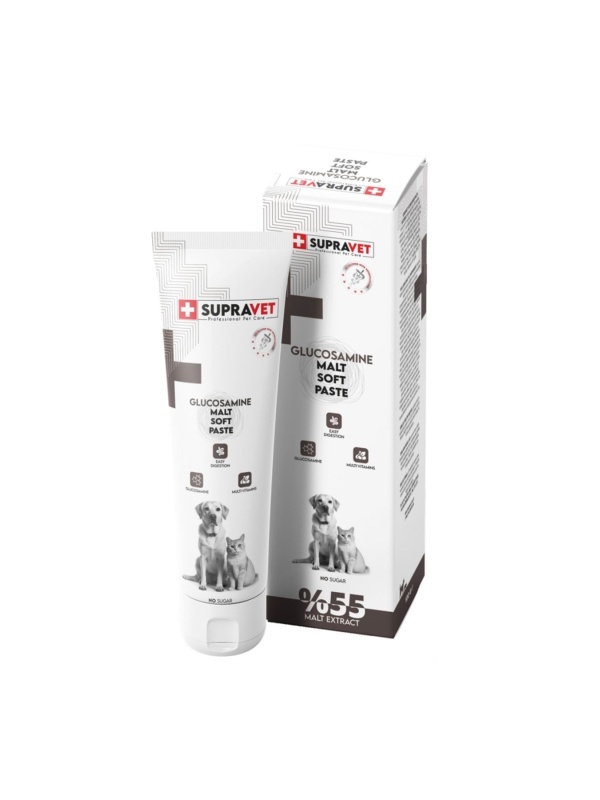 Supravet Glucosamine Kedi ve Köpek Eklem Ve Kas Destekliyici Malt Paste 100 Gr
