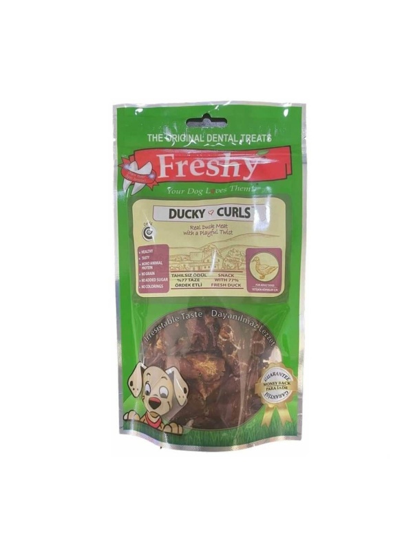 Ducky Curls Kıvrık Ördek Eti Köpek Ödülü 55 gr