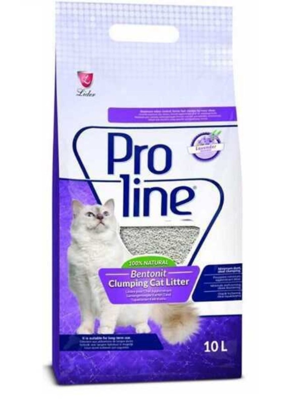 Proline Lavanta Kokulu Topaklanan 10 lt Bentonit Kedi Kumu
