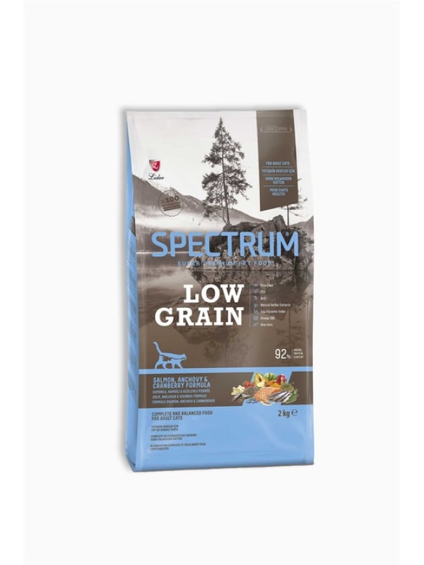 Spectrum Düşük Tahıllı Somonlu ve Hamsili 2 kg Yetişkin Kedi Maması