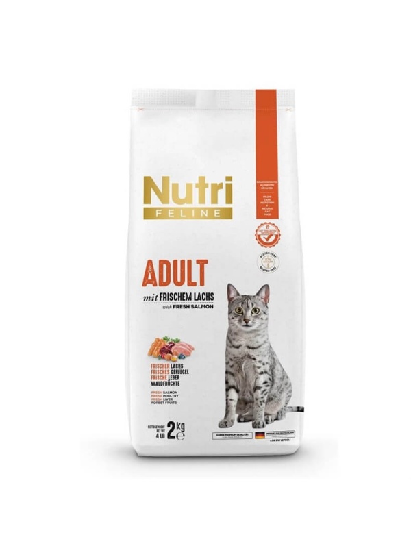 Nutri Feline Somonlu 2 kg Yetişkin Kedi Maması