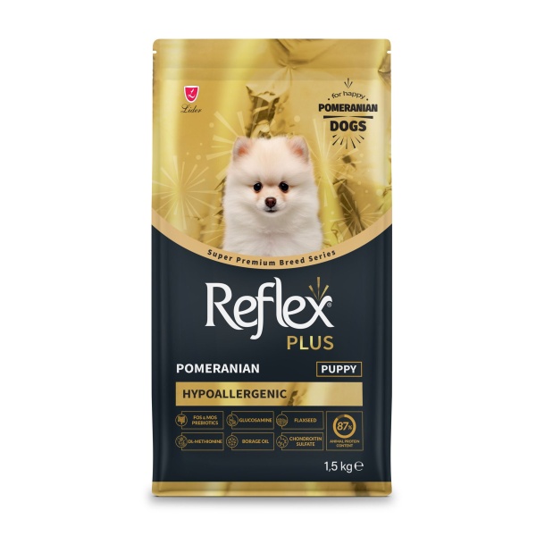 Plus Pomeranian Yavru Tavuklu Köpek Maması Hipoalerjenik Yeni Ürün 1.5 Kg