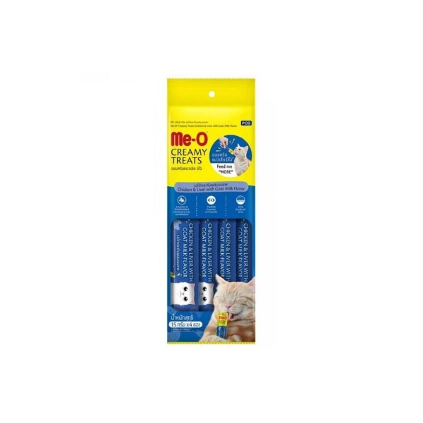 Creamy Keçi Sütlü Tavuklu Ve Ciğerli Kedi Ödülü 4x15 gr