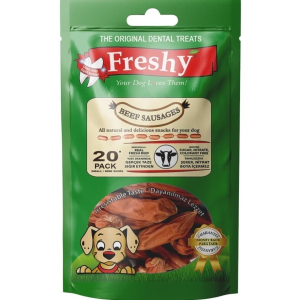 Freshy Mini Sausages Small Küçük Boy Sosis Köpek Ödülü 100 Gr - 14 Ila 20 Adet