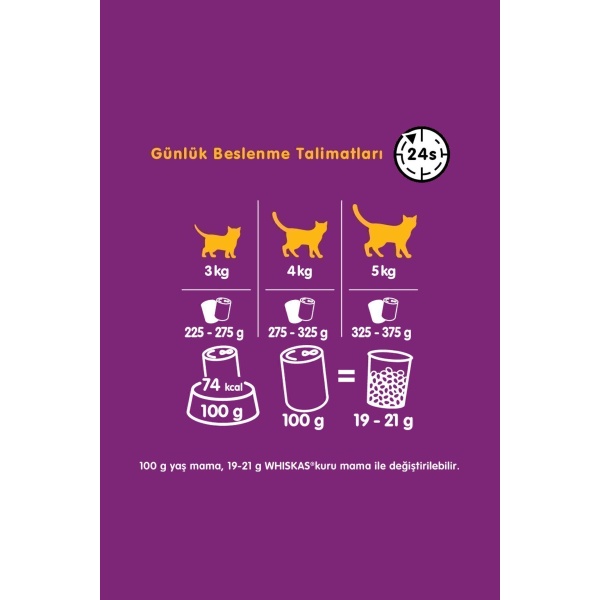 Sığırlı Soslu Kedi Konserve 400 gr