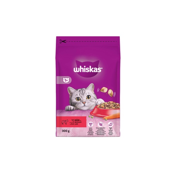 Whiskas Biftekli Havuçlu 300 gr Yetişkin Kedi Maması