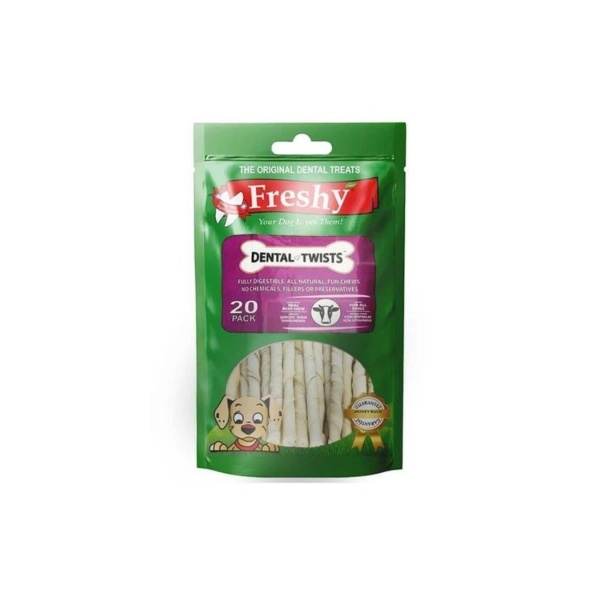 Dental Twist Burgulu Köepk Çiğneme Çubuk 13 cm 20 adet
