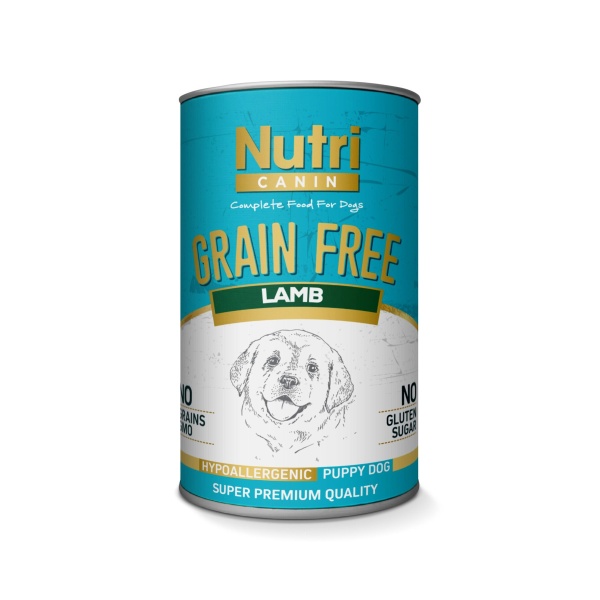 Puppy %92 Kuzu Etli Tahılsız 400gr Yavru Köpek Yaş Maması 1 Adet