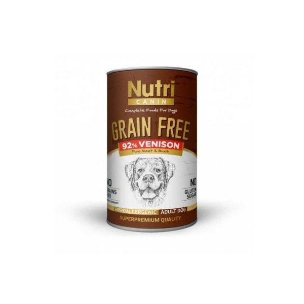 Tahılsız Geyik Etli Patatesli Köpek Konservesi 400 gr