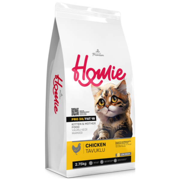 Homie Süper Premium Tavuklu 2.75 kg Anne ve Yavru Kedi Maması