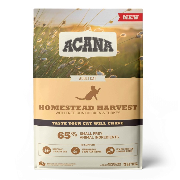 Acana Homestead Harvest 4.5 kg Yetişkin Kedi Mamas