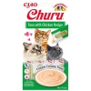 Inaba Ciao Churu Cream Ton Balıklı ve Tavuklu 4x14 gr Sıvı Kedi Ödül Kreması