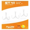 Fujin ST41 Üçlü Maket Balık İğnesi Nickel #4 numara