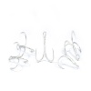Fujin ST41 Üçlü Maket Balık İğnesi Nickel #4 numara
