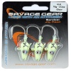 Savage gear Sandeel Jig Head 16g 3/0 - 3pcs Glow Jig Head