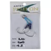 fish on asist iğne 2/0 numara iğne/1,5 cm /100 lb mor