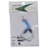 fish on asist iğne 2/0 numara iğne/2 cm /100 lb mor