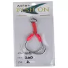 fish on asist iğne 4/0 numara iğne/2 cm /200 lb pembe