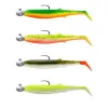 Savage Gear Cannibal Shad 8cm 5gr+7.5gr #2/0 Dark Water 4+4 Adet Sahte Balık