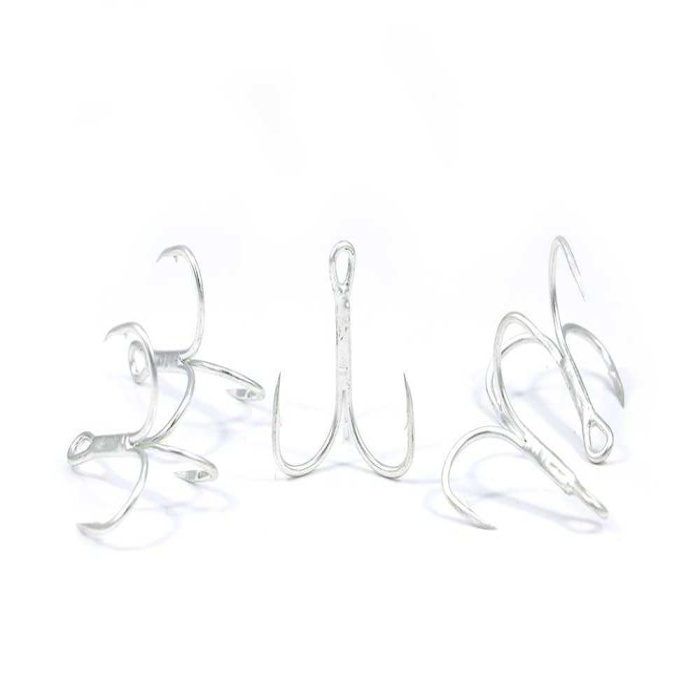 Fujin ST41 Üçlü Maket Balık İğnesi Nickel #4 numara