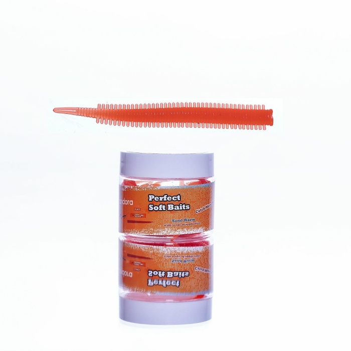 Pandora Perfect Soft Baits Sand Worm 7cm (Kavanozlu Ambalaj) - PINK