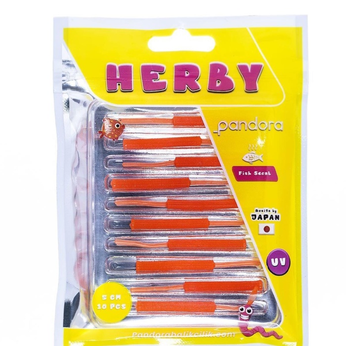 Pandora Herby LRF Silikonu - ORANGE