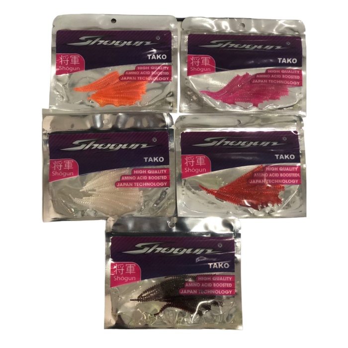 Shogun Tako Large 12 Adet Silikon Yem - Pink