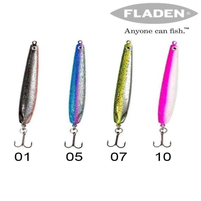 Fladen Escaping Herring 9.5 cm 22 gr Kaşık Renk: 01 Black Silver Glitter