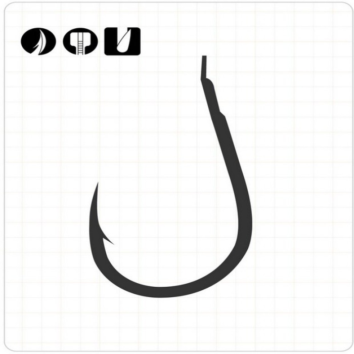 Fudo 0001 Delta Chinu Tırtıklı  Black Nikel İğne NO: 5