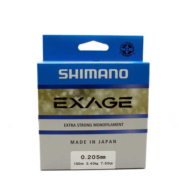 Shimano Exage 0.205mm 3.40kg 7.5lb 150m EXG15020
