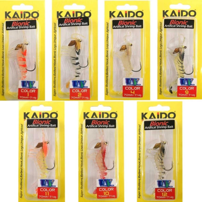 Kaido Bionic LC70S Shrimp Bait Karides 70 mm 7.4 gr Renk: 2