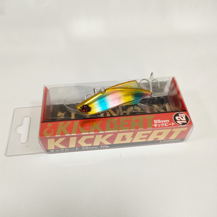 LONGİN Kickbeat 55 mm 12 g. vibrasyon yem RENK:#S043MK ALTIN PALYAÇO