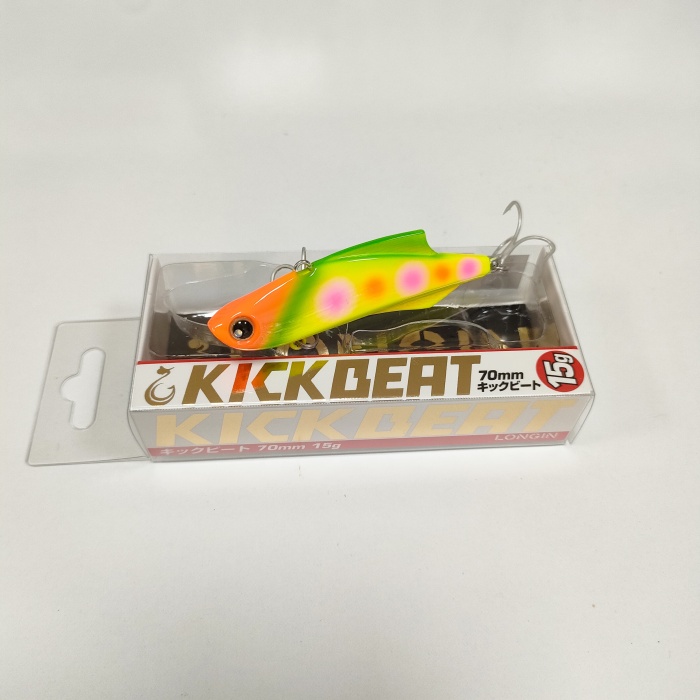 LONGİN Kickbeat 70 mm 15 g. Vibrasyon Yem renk:#TU010PA CARNİVAL