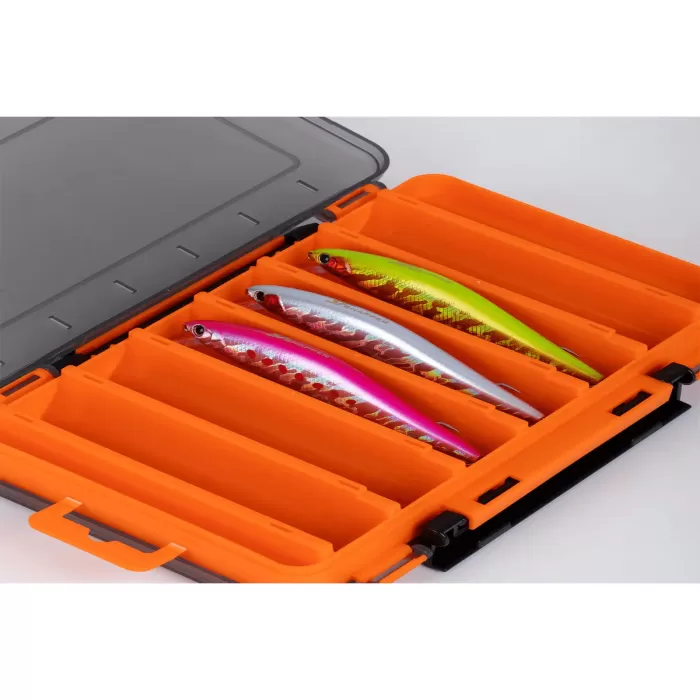 SHUFA Lure Box Çift Taraflı Kutu 110mm - Turuncu Plasticbox F04 XS