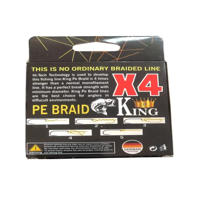 KİNG 150 metre 4x 0.18 mm öegü ip misina