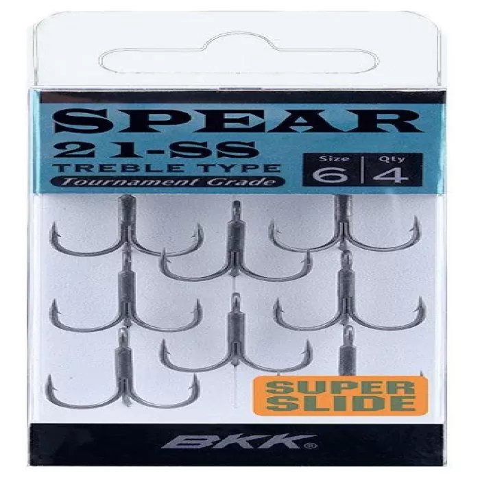 BKK Spear-21 SS Üçlü Olta kancası  no 6 8 Pcs