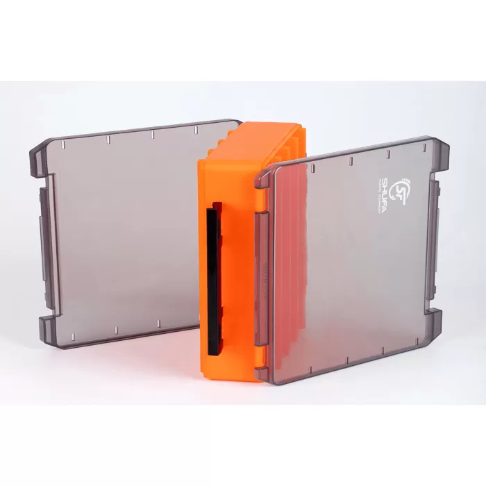 SHUFA Lure Box Çift Taraflı Kutu 240mm - Turuncu Plasticbox F01 M