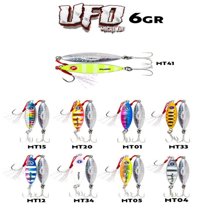 Fujin UFO Micro Jig 6gr  RENK :lemon zebra glow