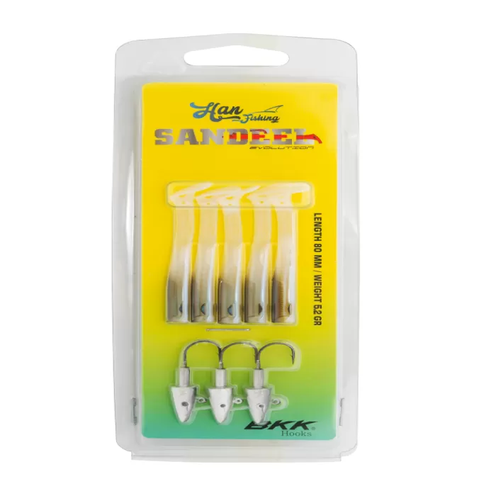 Hanfish SANDEEEL 8 cm 5.2 gr Silikon Yem #RENK:Silver Bait