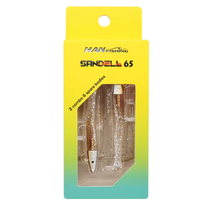 Hanfish SANDEEL 6.5 cm 3.2 gr Silikon Yem #RENK:Real Silver